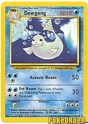 Pokemon BASE SET 2 Card  36/130 Dewgong