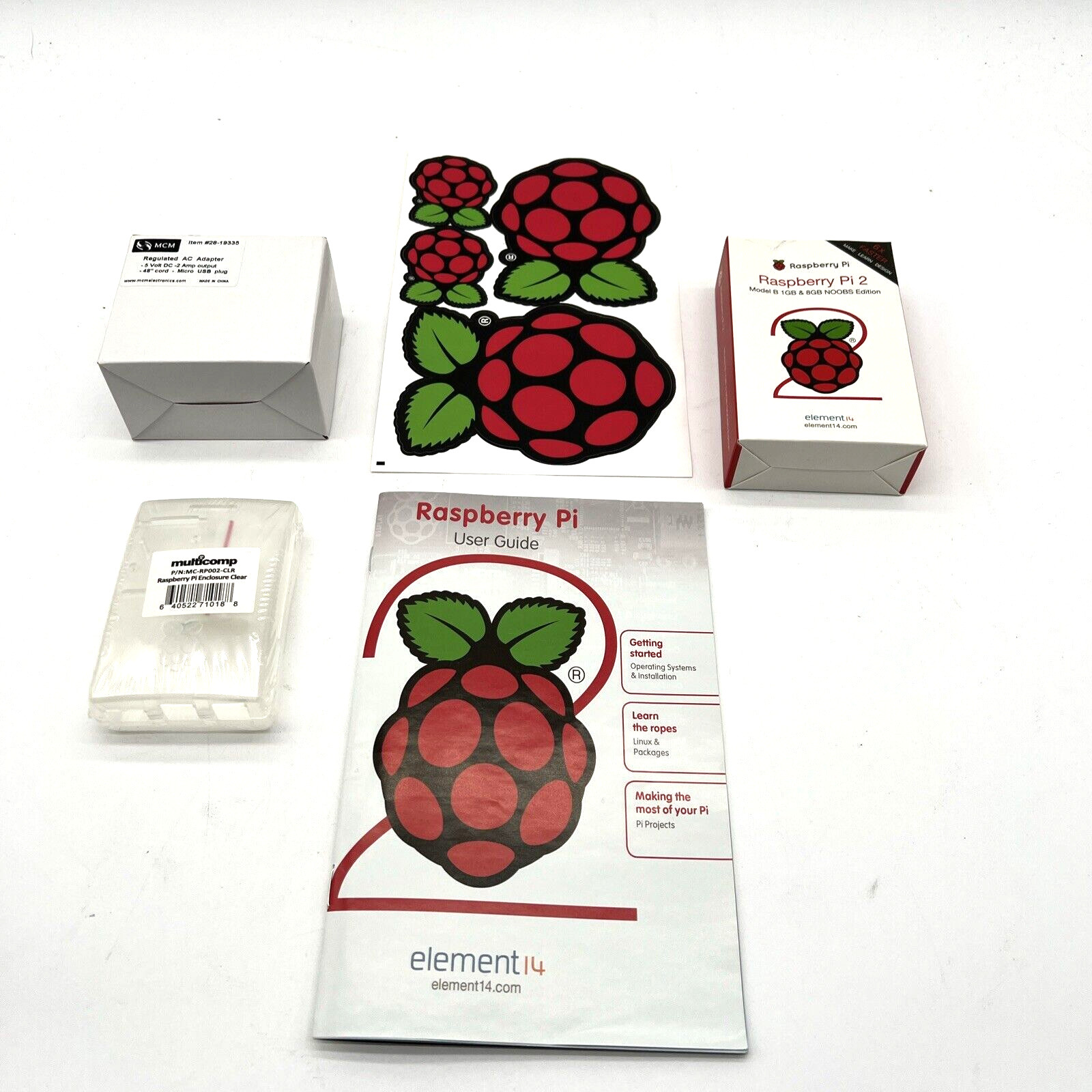 Raspberry Pi 2 Model B Single Board Desktop 1 GB OS on SD Card NOB. Available Now for $28.59