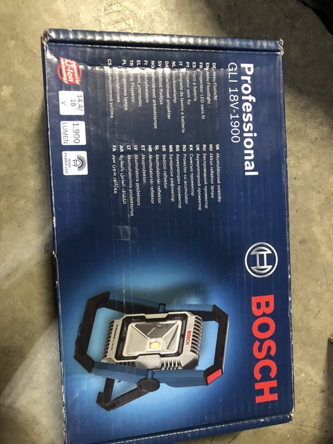 Bosch Gli 18v Akku Lampe 1900c Professional Led Lampe For Notebook 601446500 For Sale Online Ebay