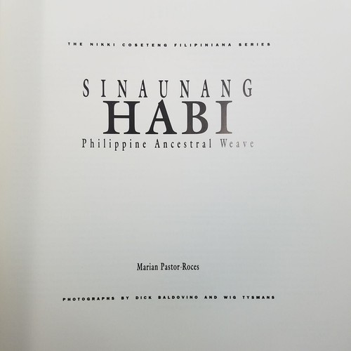 Sinaunang Habi Philippine Ancestral Weave Book Textile History Cordillera Sama - Picture 3 of 16