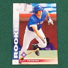 Mark Teixeira 2002 Leaf  Baseball Rookie card #179 Texas Rangers