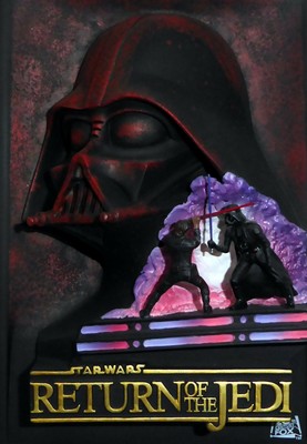 POSTER 3D CODE 3 COLLECTIBLES STAR WARS RETURN OF THE JEDI