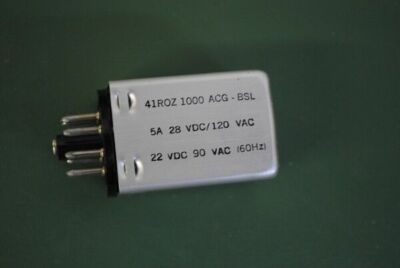 SIGMA INSTRUMENTS RELAY 41ROZ-1000ACG-BSL 1KILOHM 5A 28VDC/120VAC 8 PIN 