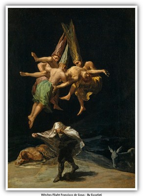 Witches Flight Francisco de Goya