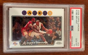 Kobe Bryant 2008 Topps Chrome #24 Base Price Guide - Sports Card 