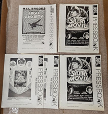 5 Piece HIGH ANXIETY ORIGINAL PRESSBOOKS 1977 MEL BROOKS Silent Movie LOT