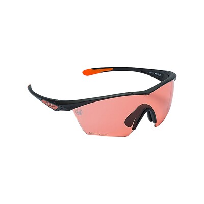 Beretta Clash Shooting Glasses, Black/Orange Frame #OC031A2354039FUNI