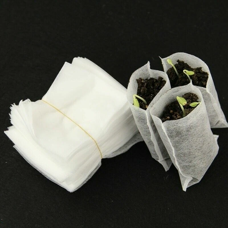 Breeding Bags Raising Bag Nursery Bag Pots Pouch Garden Supplies 100Pcs/set - Image 4 of 4