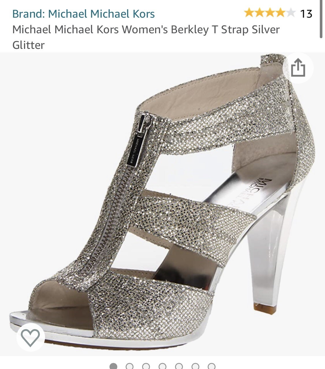 michael kors glitter sandals