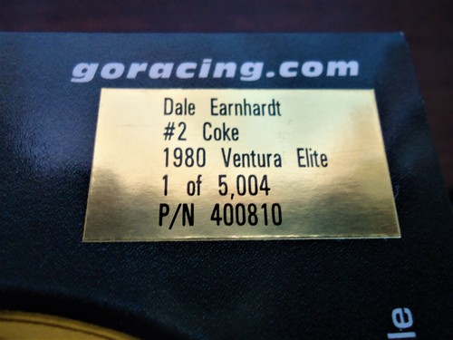DALE EARNHARDT #2 Coka Cola 1980 RCCA 1/24 Elite Car & 1/64 HO Car Diecast SET - Picture 7 of 12