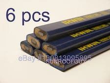 (6) IRWIN Strait-Line Classic Carpenter Pencil - NEW
