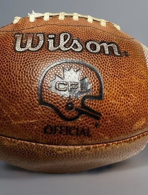 VINTAGE-Official CFL Wilson Football   Larry Smith Commissioner Era (1992 1996)