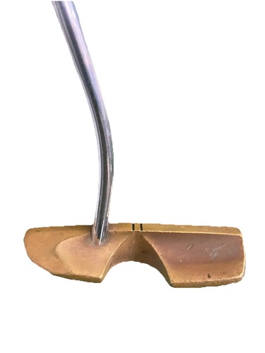 Tiger Shark Option CM4 5.2 Brass Blade Putter RH 34" Oversize Factory Grip Nice - Picture 3 of 11