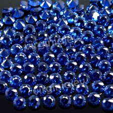 Zertifizierter natürlicher 50 Stck. Montana blauer Saphir 2,10 mm runder...