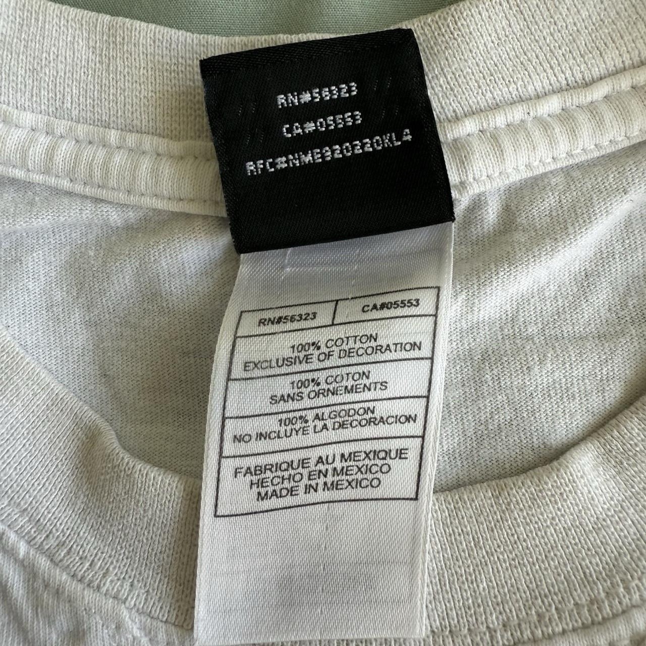 Retro Y2k Air Jordan brand white Jumpman t-shirt Large Superhero thumbnail 4