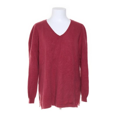 Repeat, Strickpullover, Größe: 42, Rot, Kaschmir, Einfarbig, Feinstrick #068