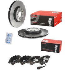 Brembo Bremsscheiben 312mm + Bremsbeläge Vorne passend für VW Passat B7 Audi A3