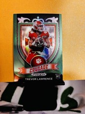 2021 Panini Prizm Draft Picks - Crusade Trevor Lawrence #161 Green Prizm (RC)