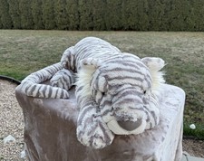 Jellycat Sacha Snow Tiger REALLY BIG - White ...