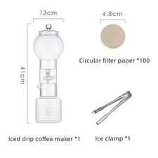 Cold Brew Coffee Maker Pot Set Glass Drip Filter Ice Drop Coffee Maker Specializ