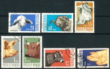 ROMANIA OLD STAMPS 1962 Domestic Animals - USED/CTO