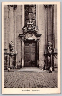 Postcard - Eichstatt. Dom-portal