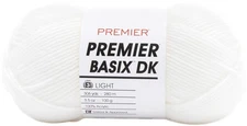 Premier Yarns Basix DK Yarn-White