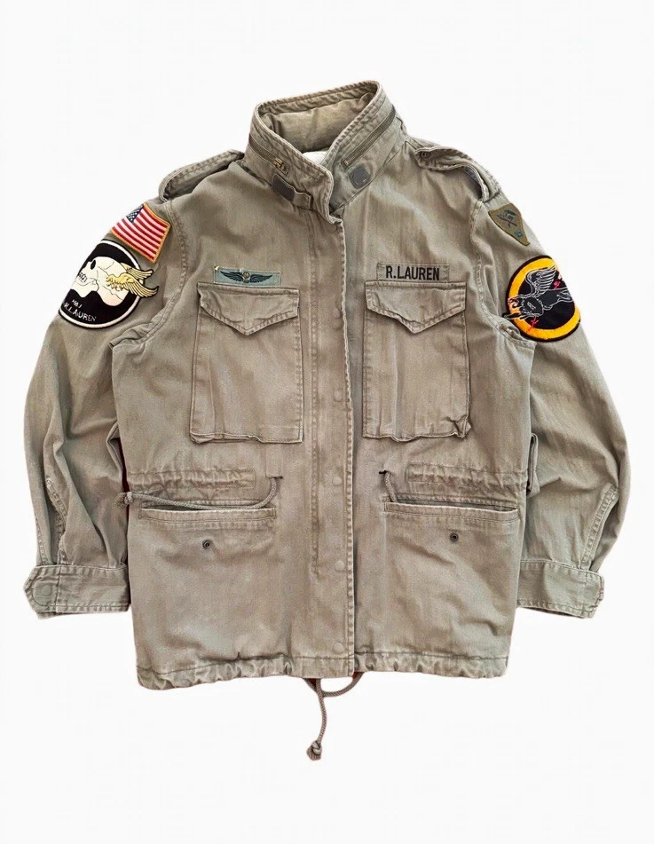 25+ Denim & Supply Ralph Lauren Military Jacket Regular Size Coats