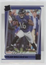 2021 Panini Clearly Donruss Rated Rookie Purple Tylan Wallace #74 0q60