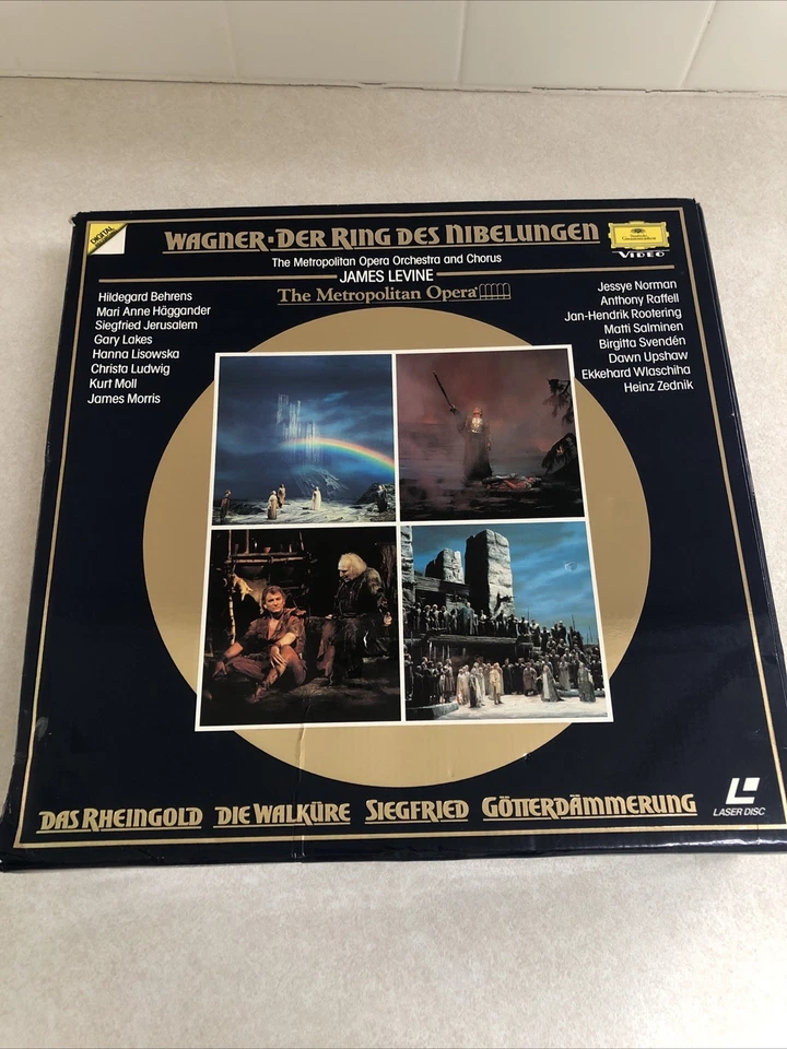Der Ring Des Nibelungen 11 Laserdisc Set James Levine The Metropolitan Opera Foto 3 de 4