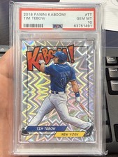 2018 Panini Kaboom! Tim Tebow KABOOM PSA 10 GEM MINT