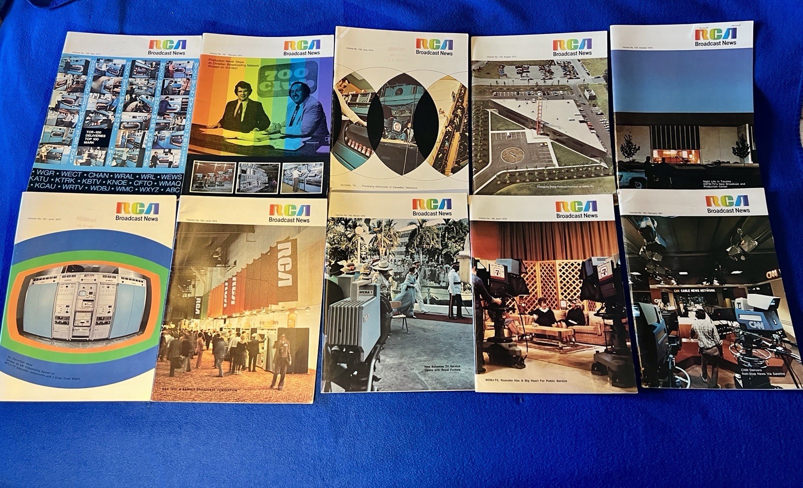 Rca broadcast news 1973-1981 rca broadcasting equipment cameras data processing