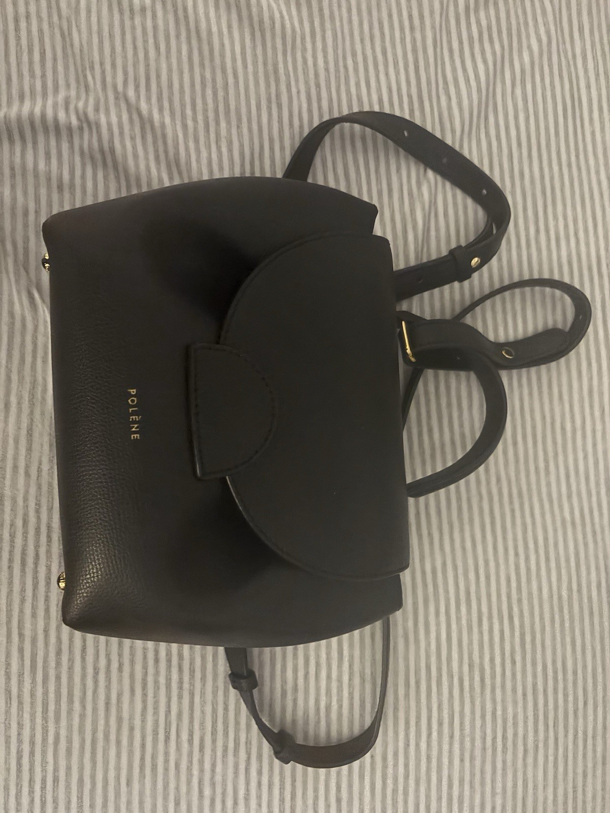 Polene Numero Un Nano Edition Black Textured