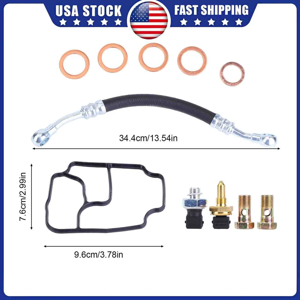 Nuevo kit de junta de carcasa de filtro de aceite de motor 32416852469 para BMW X3 2004 2005 2006 Foto 3 de 4