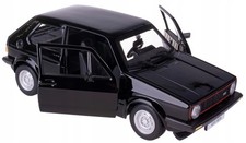 Modellino auto Vw Golf 1 Gti 1:24 Bburago nero nuovo da collezione