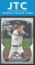 2023 Bowman Draft Juaron Watts-Brown Chrome Refractor Toronto Blue Jays