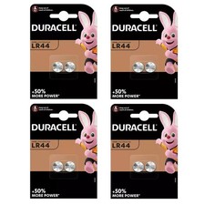 Duracell LR44 Batteries AG13 357 A76 RW82 L1154 SR44 Coin Cell Button Alkaline