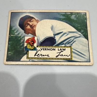 Topps 1952 Vern Law #81 Pittsburgh Pirates Base Set Baseball Card