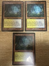 Misty Rainforest Old Frame English 3 Piece Set MTG