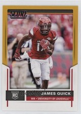 2017 Score Rookies Gold James Quick #398 1b1z