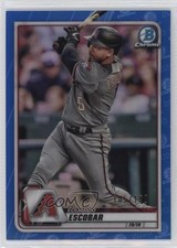 2020 Bowman Chrome Blue Refractor 105/150 Eduardo Escobar #95 7fb