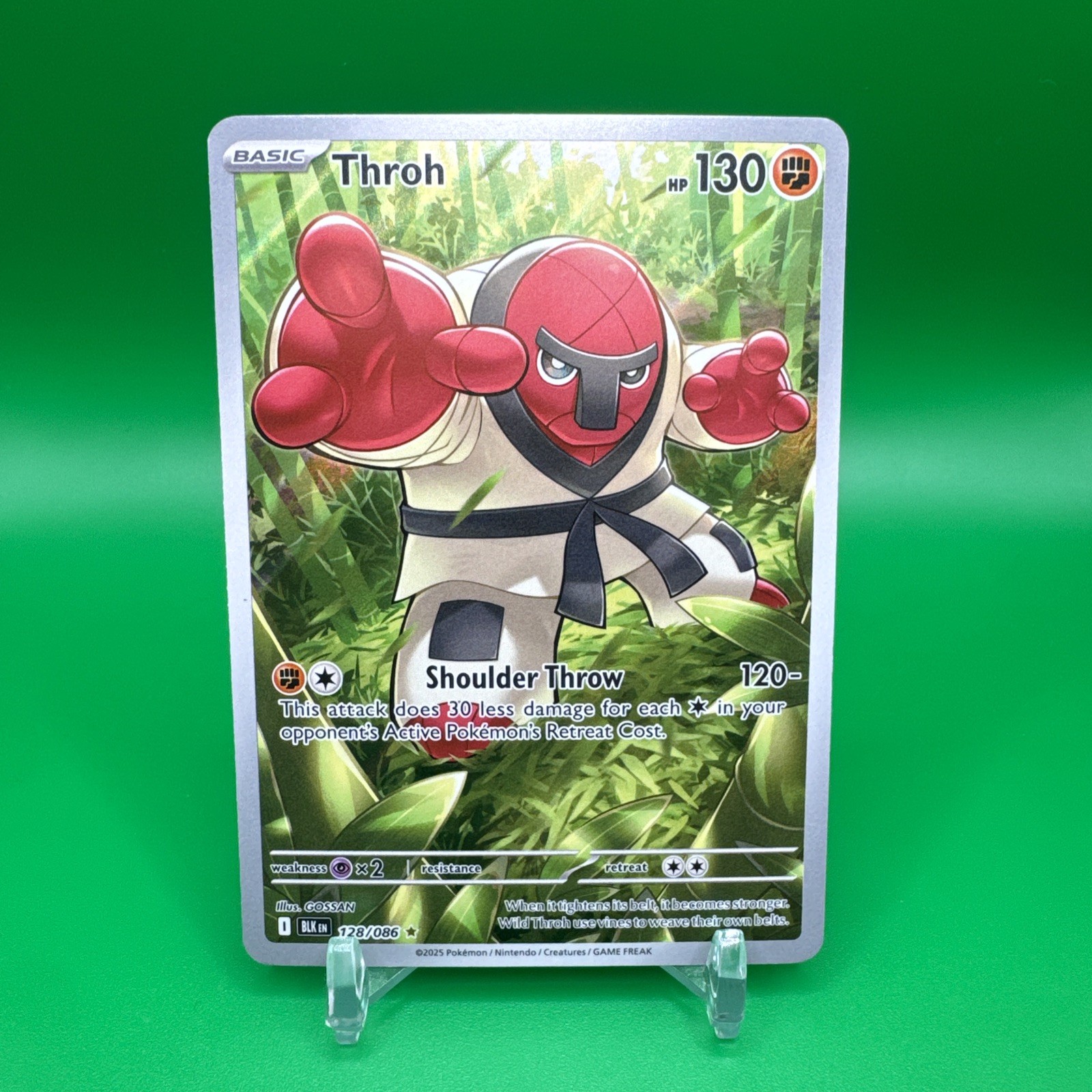 Pokémon TCG Throh Illustration Rare NM 128/086, SV Black Bolt