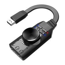 External USB Sound Card Adapter, 7.1 Channel USB Sound Card for Computer Game1727