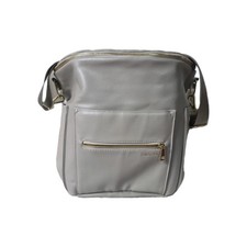 Fawn Design The Original Diaper Bag Gray Vegan Leather Convertible Backpack Tote