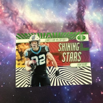 2019 Panini Illusions Shining Stars Green /149 Christian McCaffrey #3 