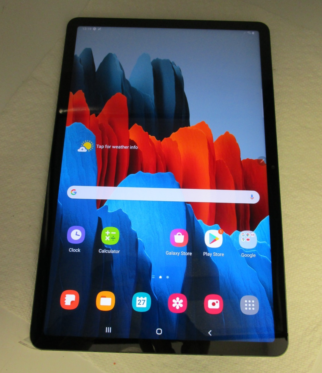 Samsung Galaxy Tab S7 128GB Model SM-T870 Tablet No Power Adaptor