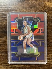 2024 WNBA PANINI SELECT * JAELYN BROWN RED AND BLUE PRIZM RC* CONCOURSE # /399