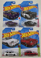 NEW 2026 Hot Wheels K CASE Toyota AE86 Sprinter Trueno WHITE, PURPLE LOT 4