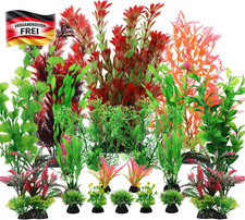 Künstliche Aquariumpflanzen Set bunt 20 Stü...