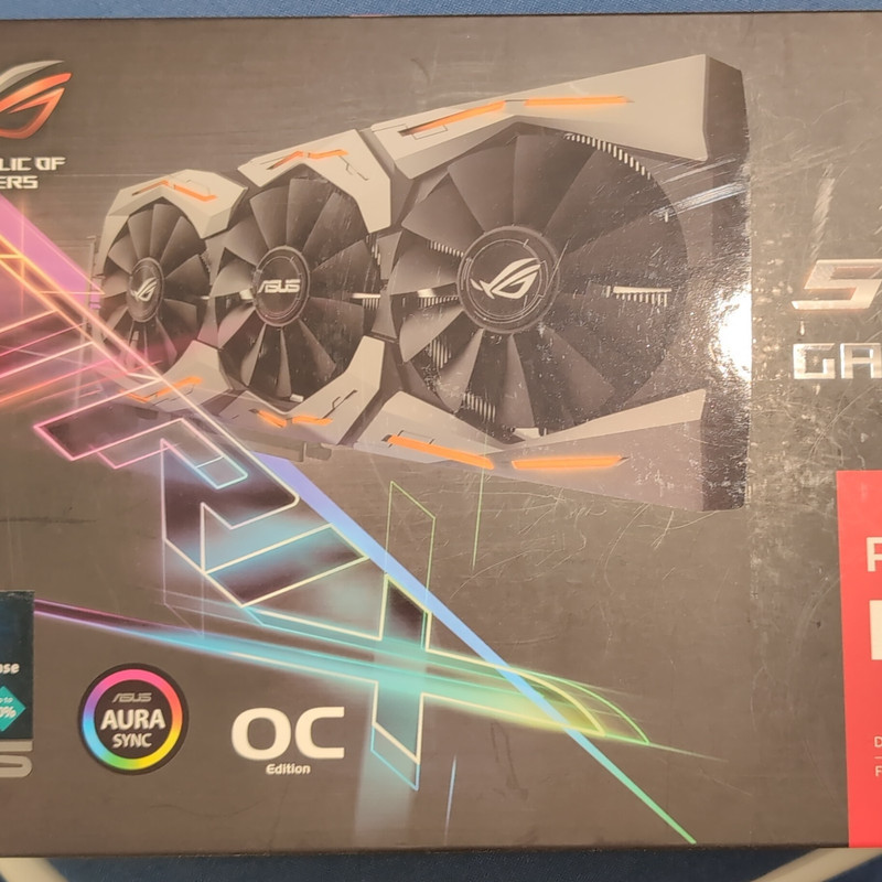 ASUS ROG Strix AMD Radeon RX 580 8GB OC RGB Fan Heatsink Graphics Card